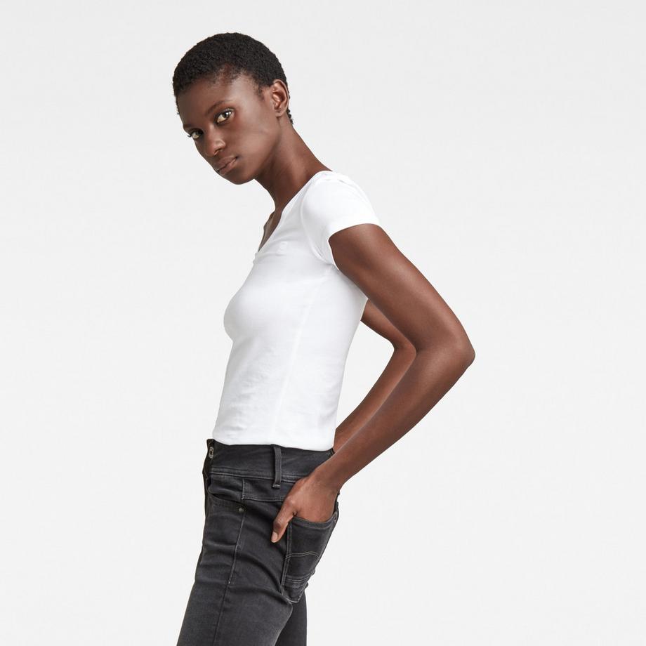 G-STAR Base Scollo a V T-Shirt Maniche Corte  