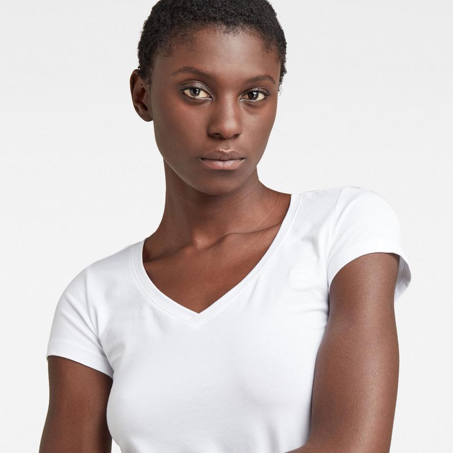 G-STAR Base Scollo a V T-Shirt Maniche Corte  