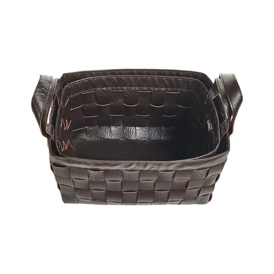 Beliani Korb, Büroaccessoires en Pelle sintetica Retrò SIPPAR  