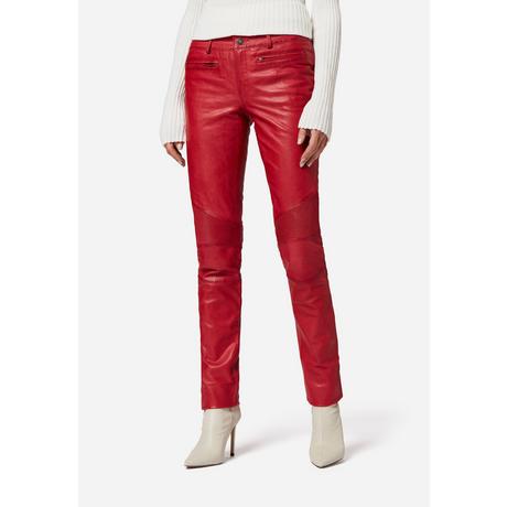 RICANO  Pantalon en cuir  Donna, avec éléments de biker 