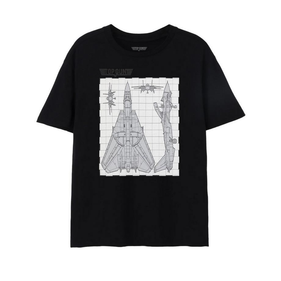 Top Gun Top Gun Grafikdruck T-Shirt  