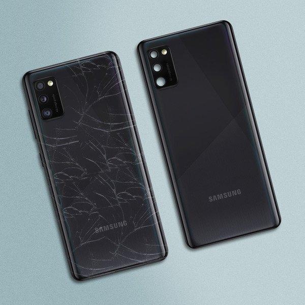 SAMSUNG  Original Akkudeckel Samsung A41 Schwarz 