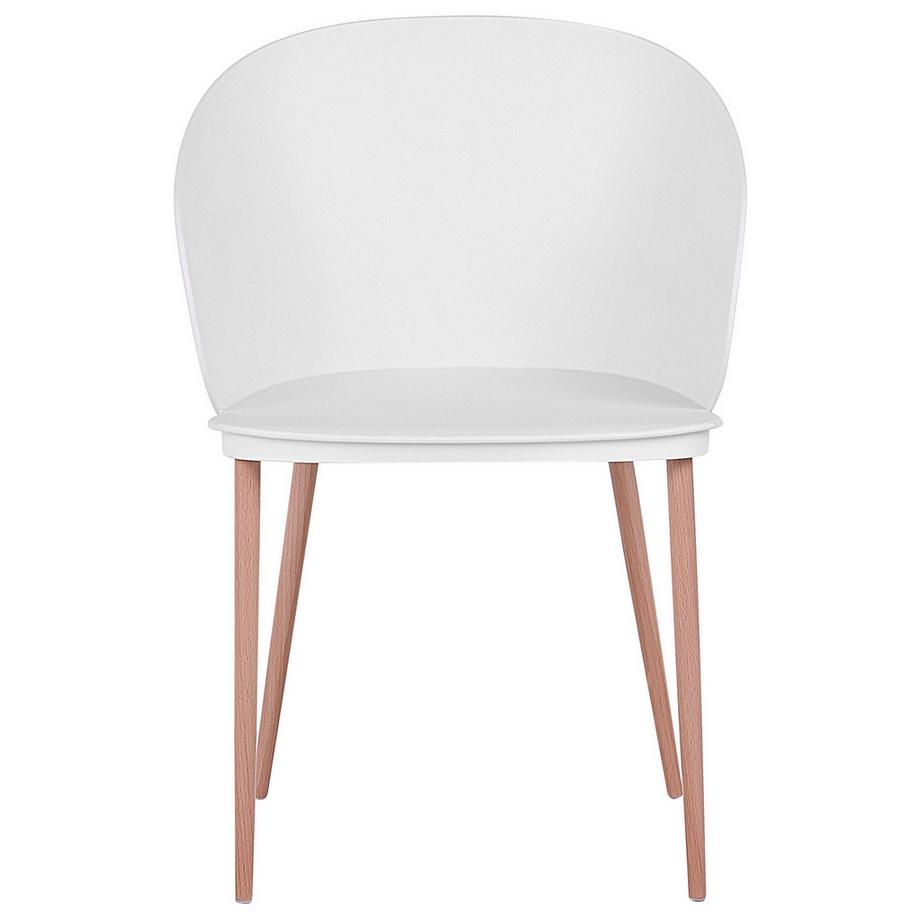 Beliani Lot de 2 chaises de salle à manger en Matière synthétique Moderne BLAYKEE  