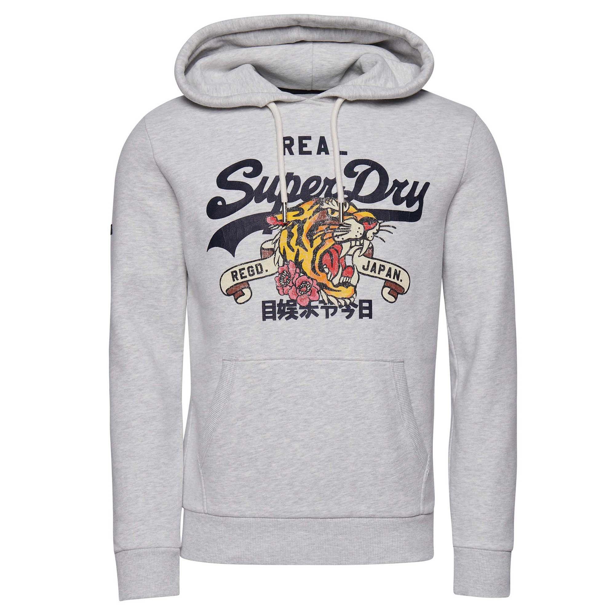 Superdry  Sweat-shirt  Confortable à porter-VINTAGE NARRATIVE HOOD 