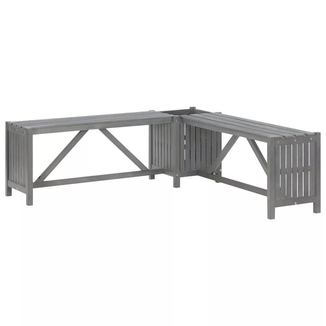 VidaXL - Banc de jardin bois d'acacia, One Size, Gris