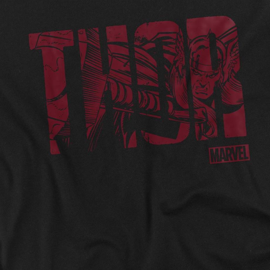 MARVEL  T-ShirtManches Longues Motif Thor Motiftyle Texte 