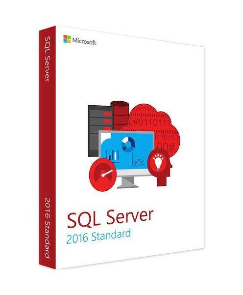 Microsoft  SQL Server 2016 Standard (24 Core) - Clé licence à télécharger - Livraison rapide 7/7j 