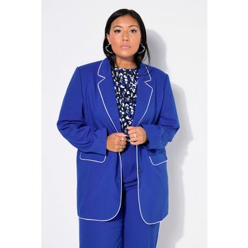 Blazer dal taglio oversize con bordura