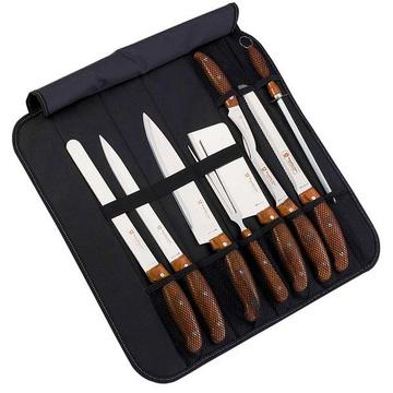 Kit de Couteaux avec Sac de Rangement - 9 Pièces