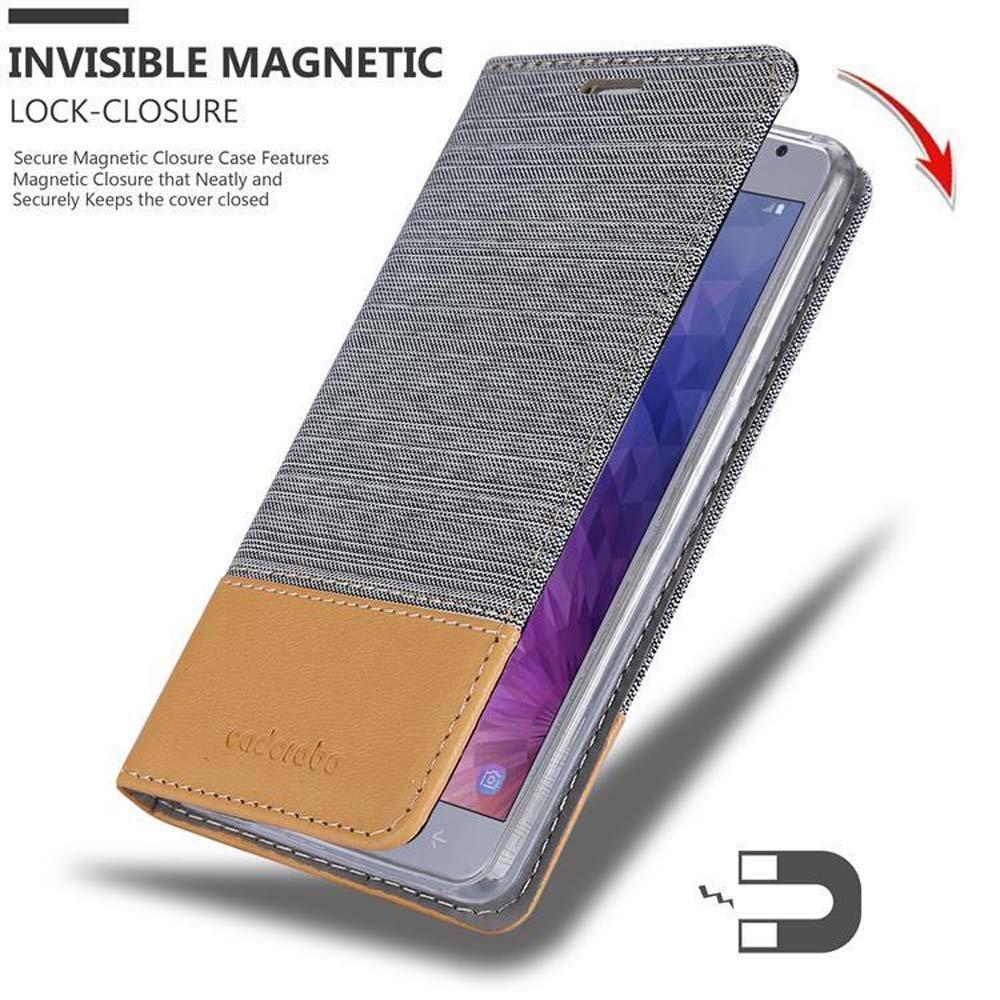 Cadorabo  Housse compatible avec Samsung Galaxy J4 2018 - Coque de protection avec fermeture magnétique, fonction de support et compartiment pour carte 