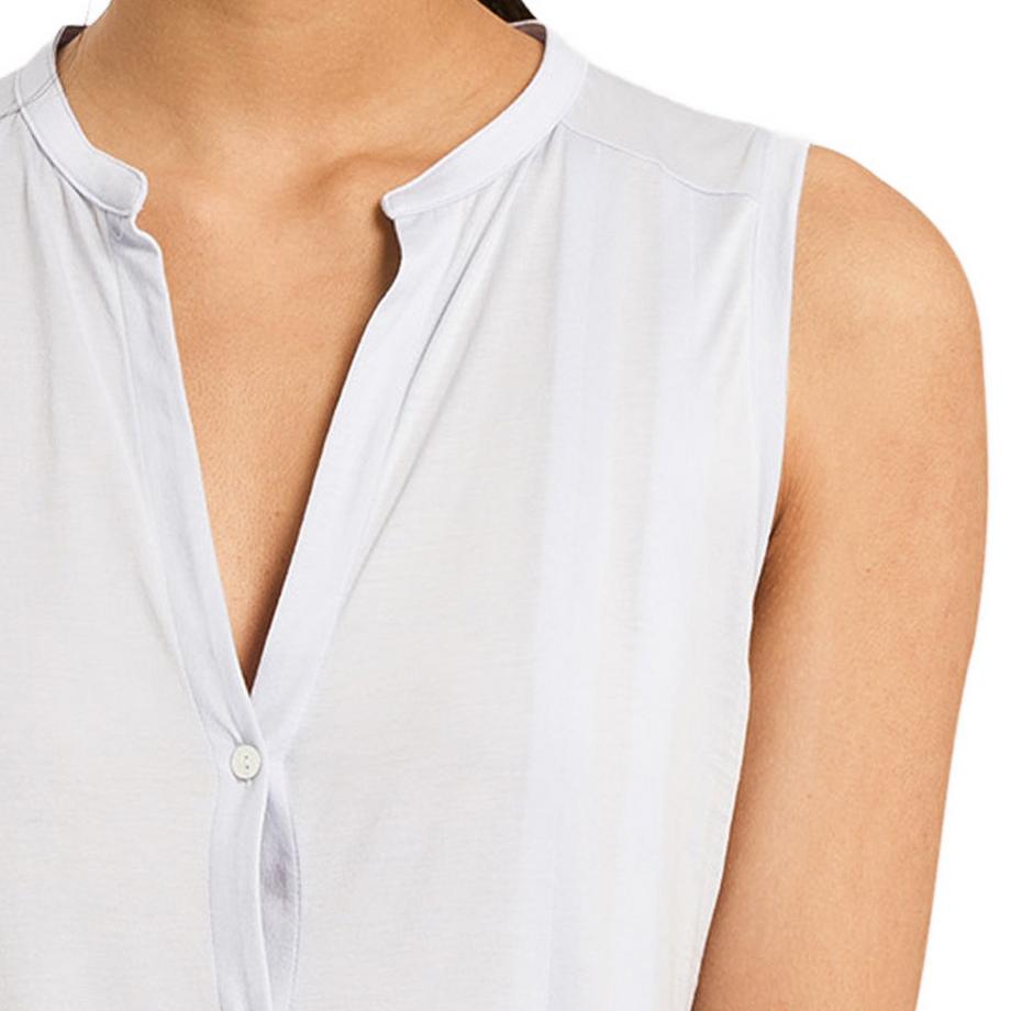 HANRO Cotton Deluxe Camicia da Notte senza Maniche  