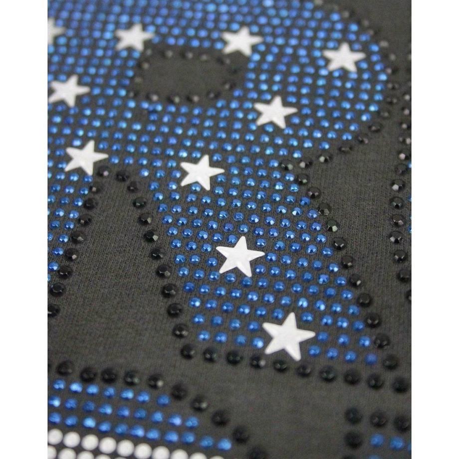 Amplified Run DMC USA Strassstein Design T-Shirt  