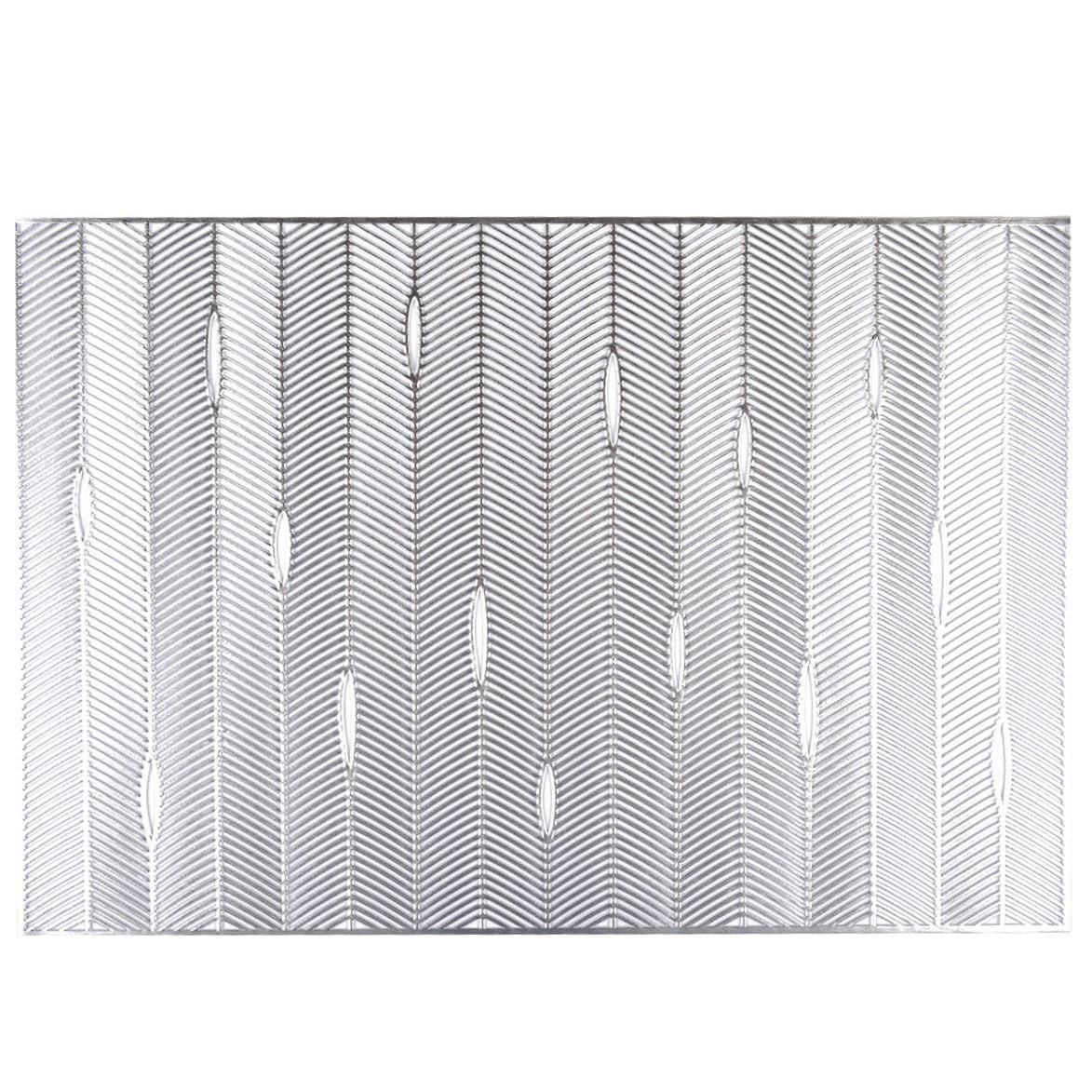 Aulica  DESSOUS D'ASSIETTE RECTANGLE ARGENT PAR BOITE DE - 12 