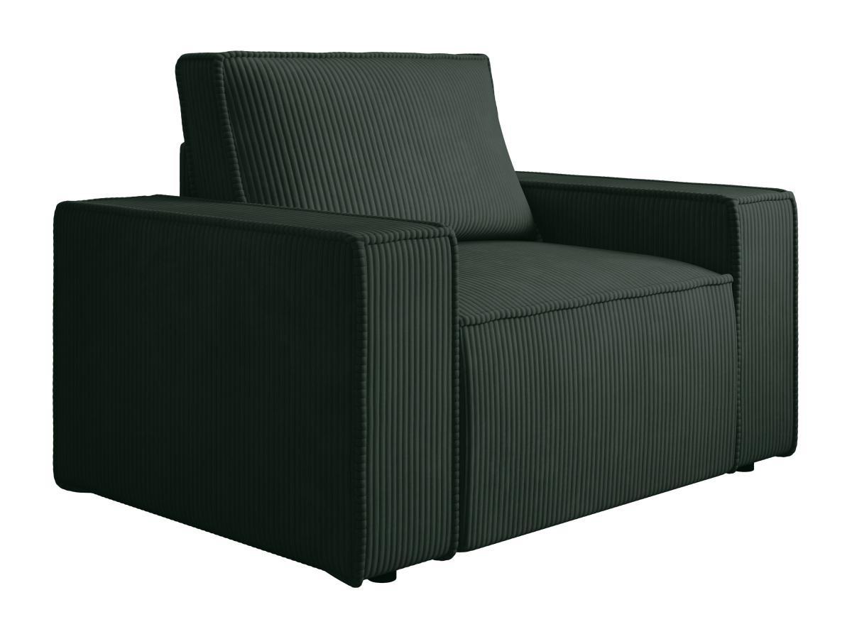 PASCAL MORABITO Poltrona in Velluto a coste Verde abete - AMELIA  