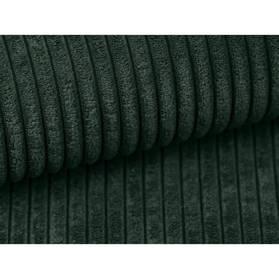 PASCAL MORABITO Fauteuil en velours côtelé vert sapin AMELIA  