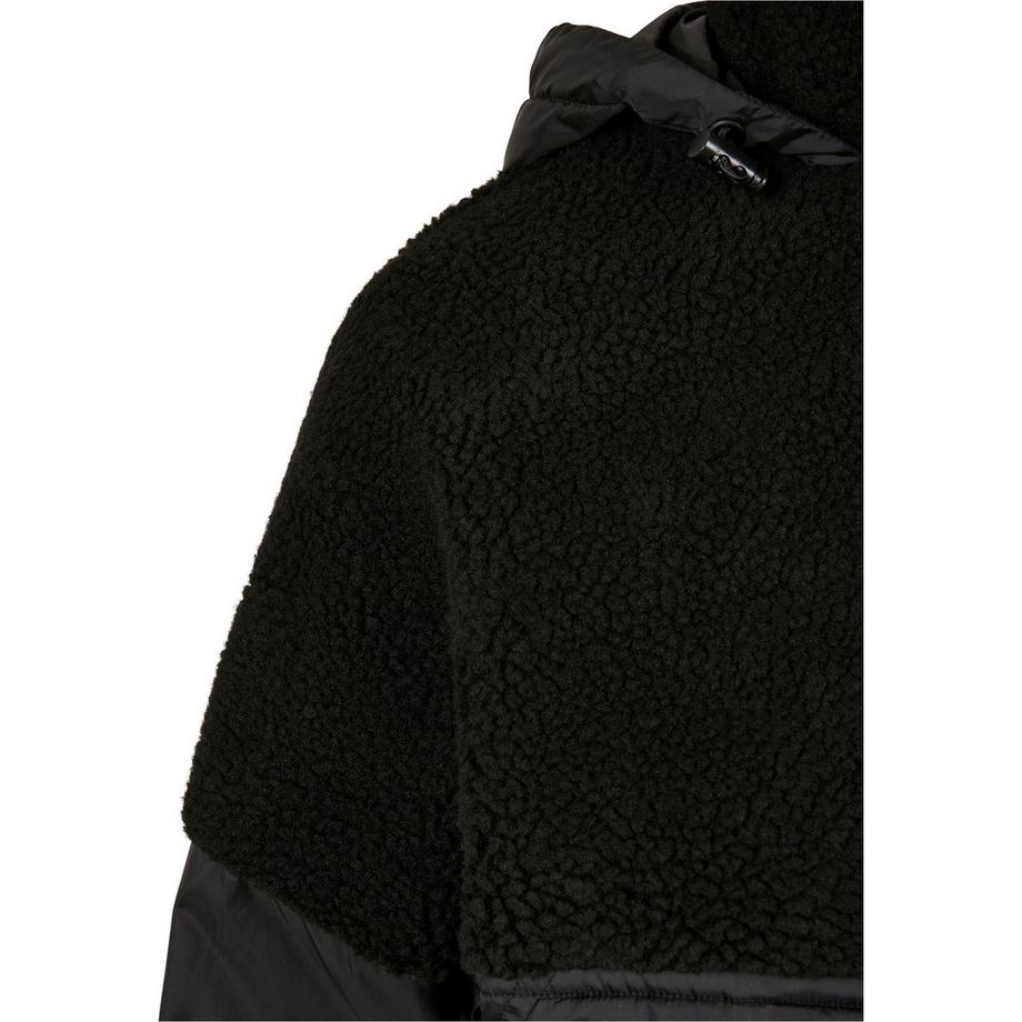 URBAN CLASSICS Sherpa Mix Pullover Fleece  