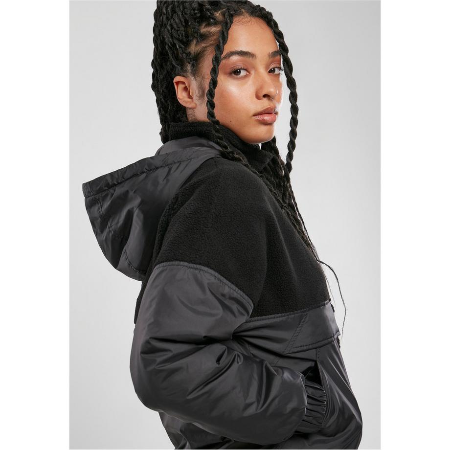 URBAN CLASSICS Sherpa Mix Pullover Fleece  