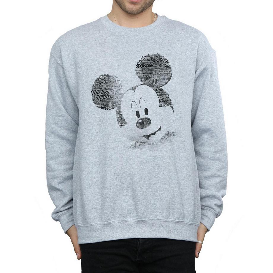 Disney Mickey Mouse Sweatshirt Typographique  