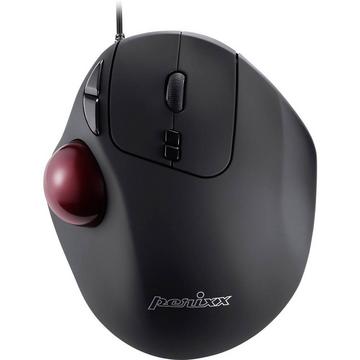 PERIMICE-517 D Trackball USB Laser Nero 7 Tasti 400 dpi, 1000 dpi Ergonomico, Track ball int