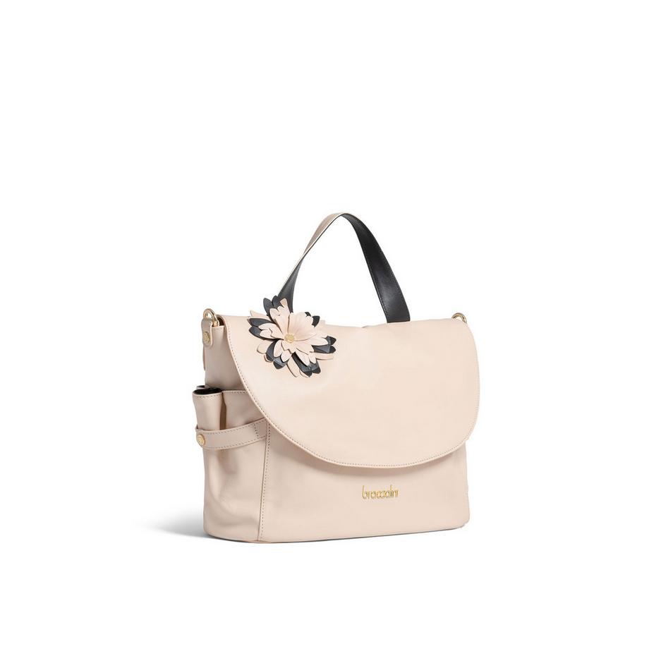 Braccialini Sac à main avec application florale  
