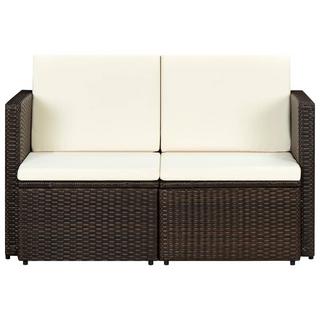 VidaXL Sofa poly-rattan  