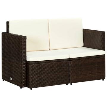 Sofa poly-rattan