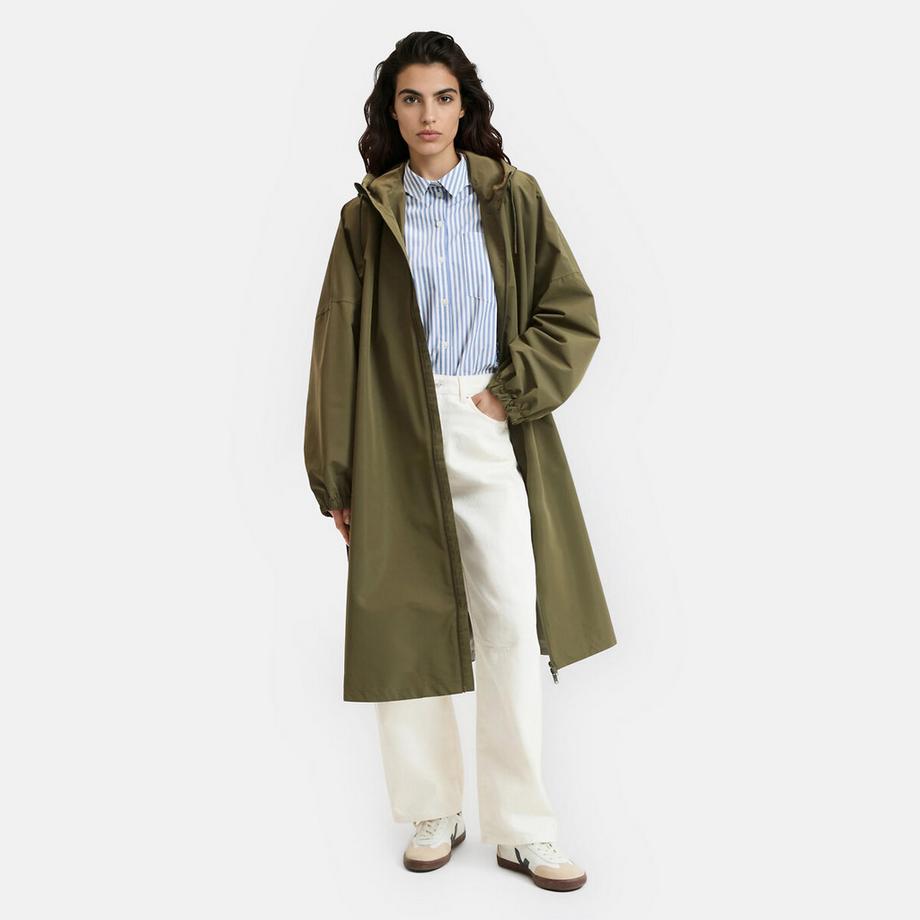 La Redoute Collections Coupe-vent Oversize Maxi Long à Capuche  