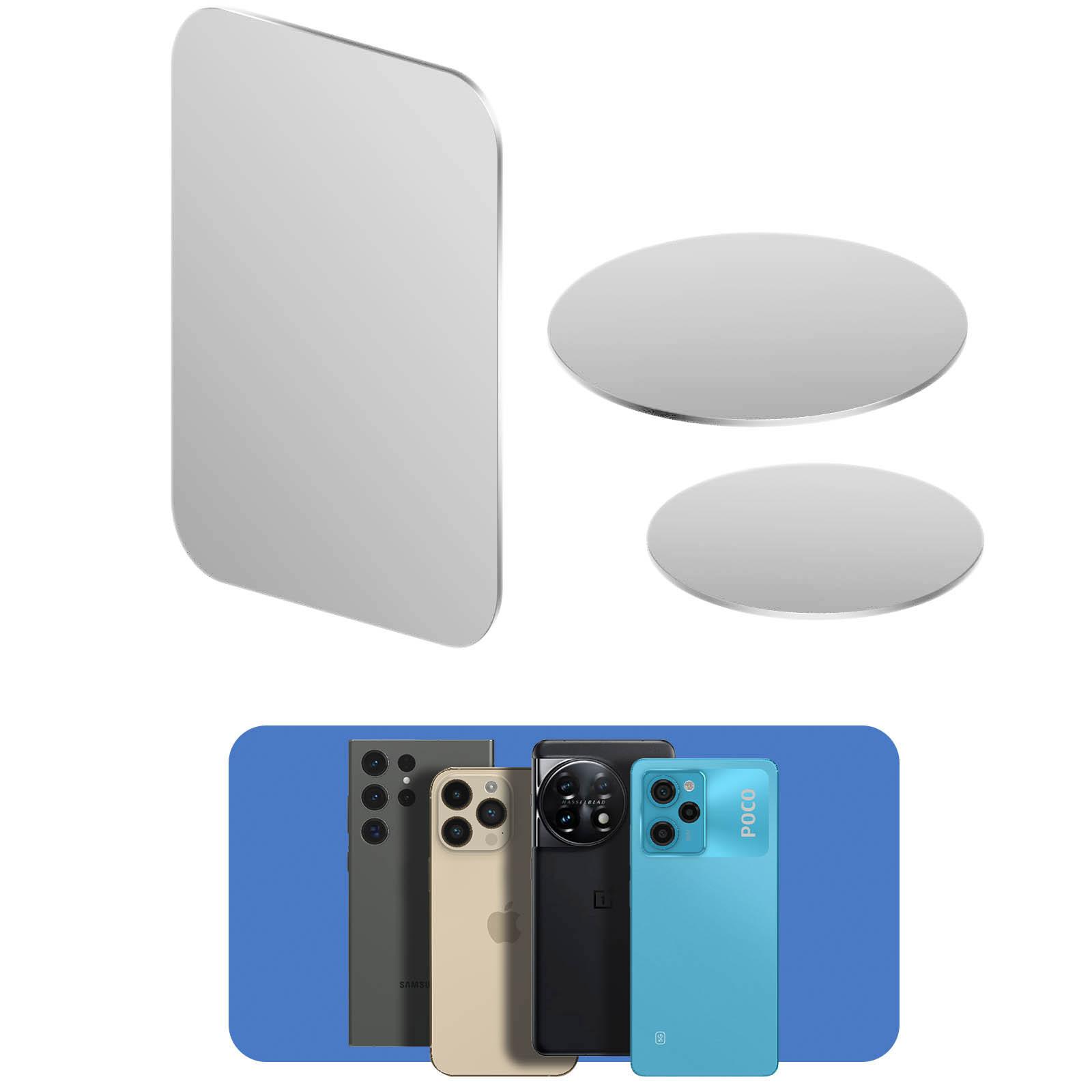 Avizar  3er-Pack Magnetische Adapter Silber 