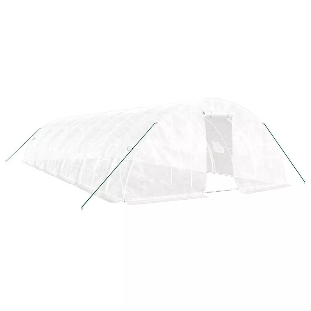 VidaXL - Gewächshaus polyethylen, One Size, Weiss
