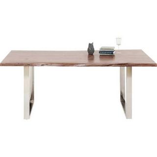 KARE Design Table Harmony Noyer Chromé 200x100cm  