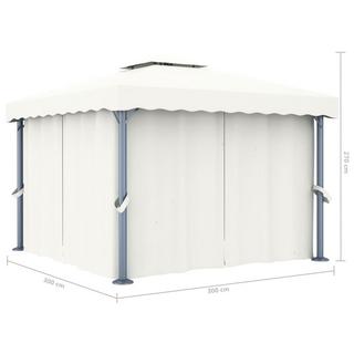 VidaXL gazebo Alluminio  