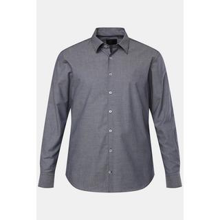 JP1880  Camicia da ufficio dalla vestibilità moderna con stampa minimalista, maniche lunghe e colletto ad apertura inglese polveroso viola 