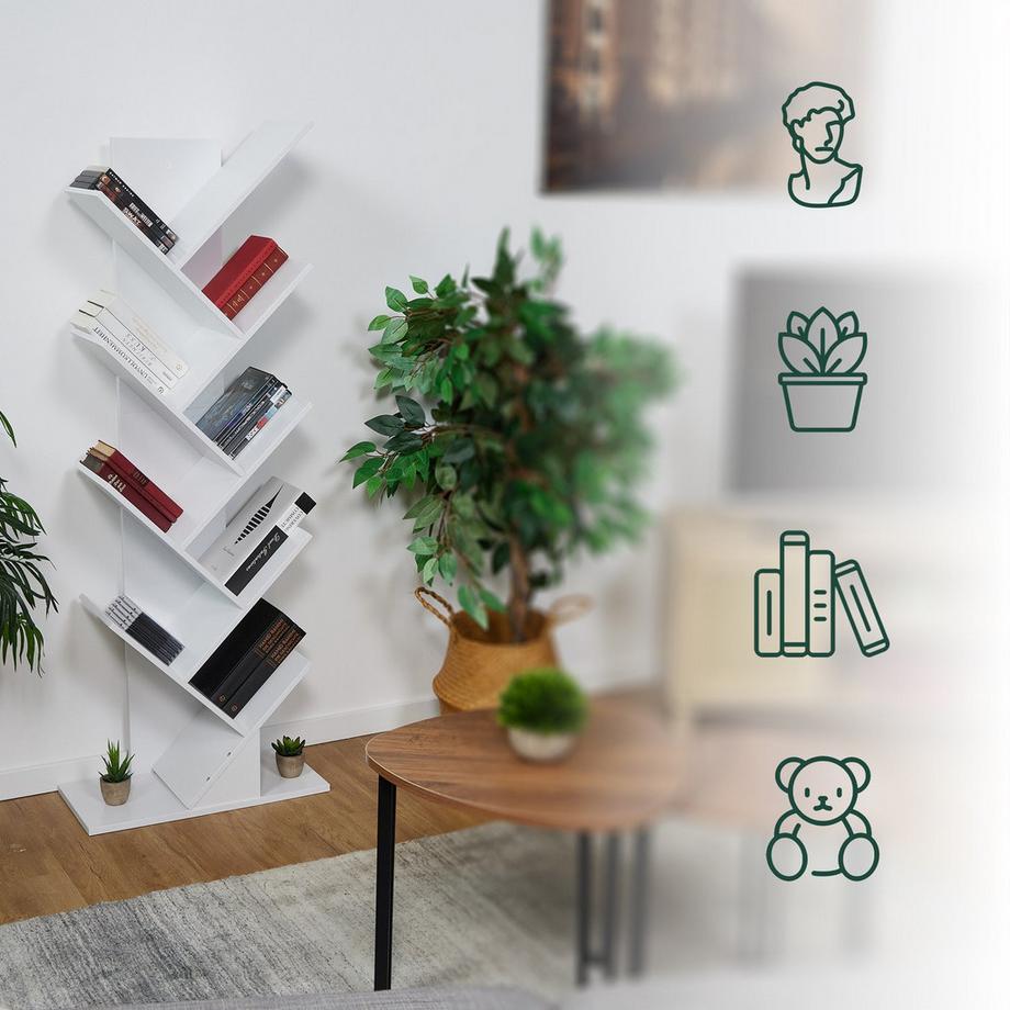 Northix Bücherregal 9 Ebenen  