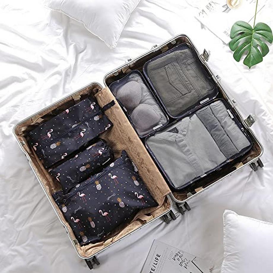 Only-bags.store  Kleidersack-Set, Packtaschen für Koffer 6-teiliges ultraleichtes Kofferset für Reisen, Seesäcke, Handgepäck und Rucksäcke 