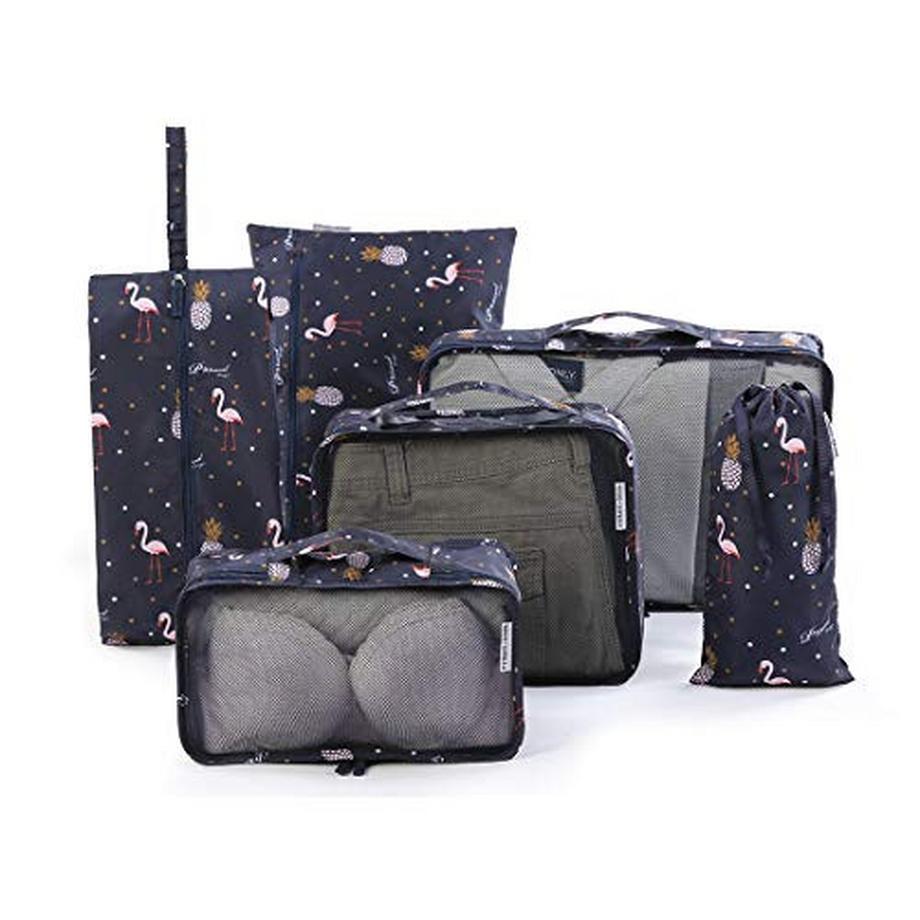Only-bags.store  Kleidersack-Set, Packtaschen für Koffer 6-teiliges ultraleichtes Kofferset für Reisen, Seesäcke, Handgepäck und Rucksäcke 
