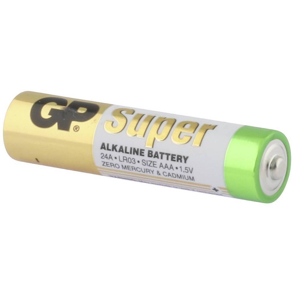 GP Batteries  Super Micro (AAA)-Batterie Alkali-Mangan 1.5 V 80 St. 