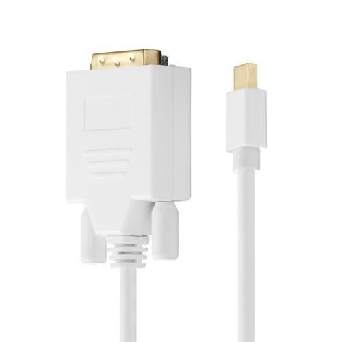 PureLink  PureLink X-DC040-020 câble vidéo et adaptateur 2 m Mini DisplayPort DVI-D Blanc 