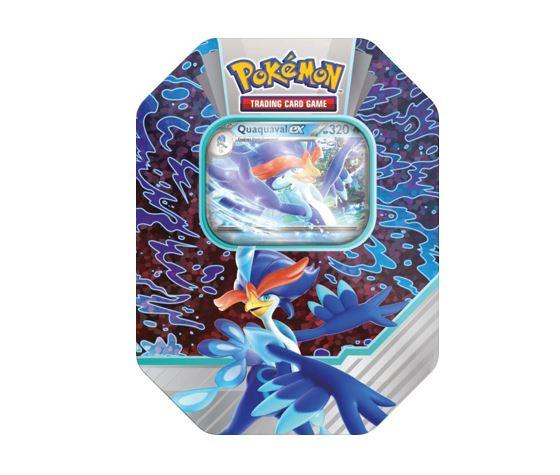 Pokemon  TCG: Paldea Partner Quaquaval ex Tin - EN 