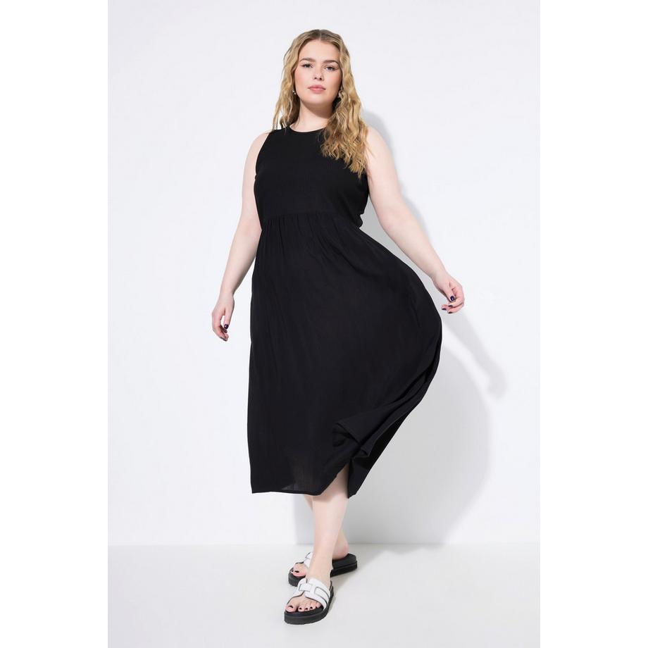 Studio Untold Maxikleid A-Linie Patchoptik Jerseytop  