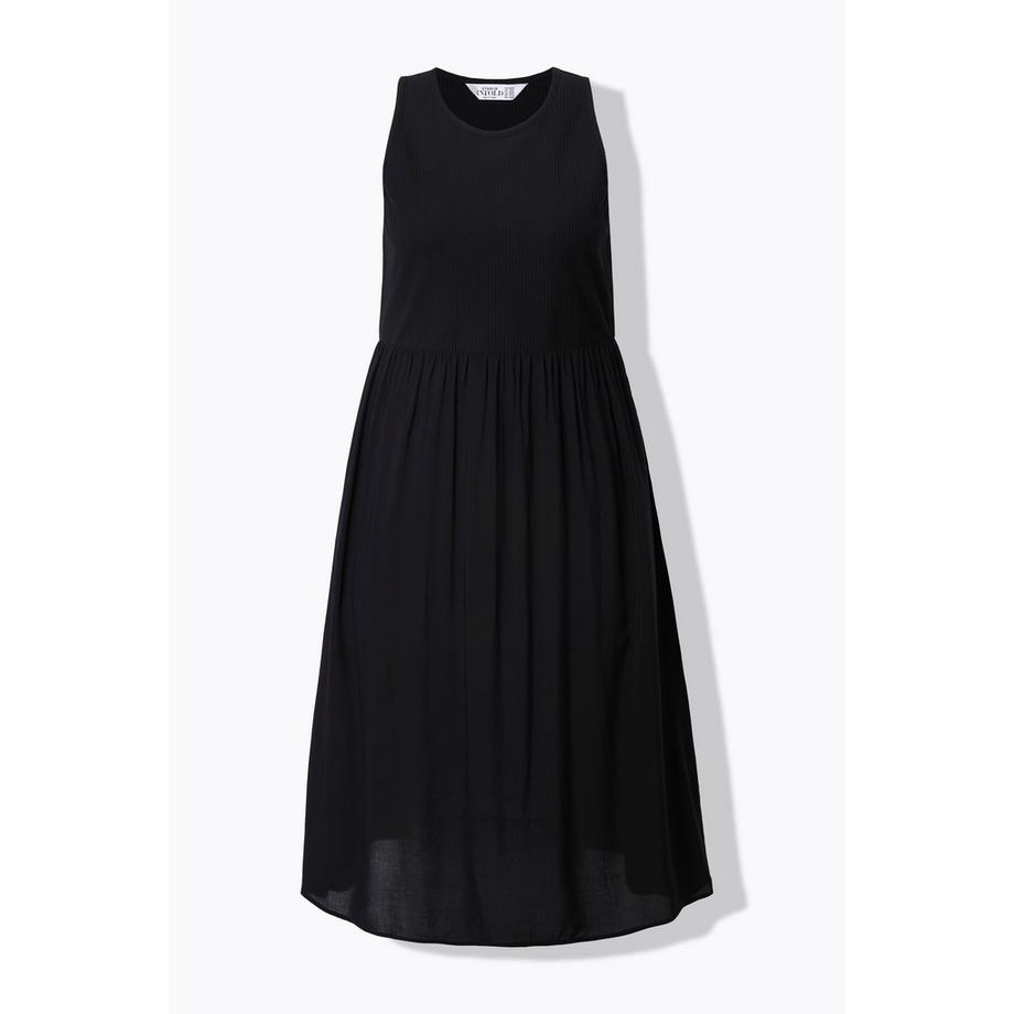 Studio Untold Maxikleid A-Linie Patchoptik Jerseytop  