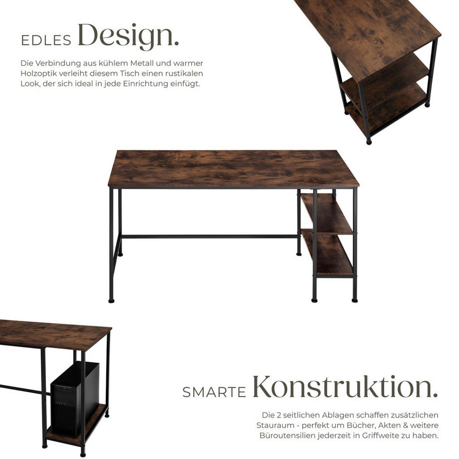 Tectake Scrivania Donegal  stile industriale  