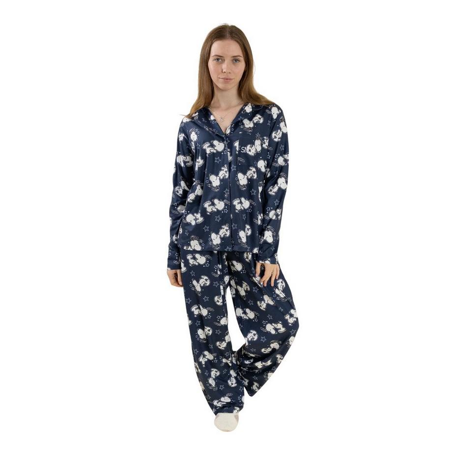 Peanuts Snoopy  Ensemble De Pyjama Long Manches Longues Motif Snoopy 