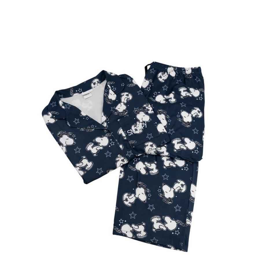 Ensemble De Pyjama Long Manches Longues Motif Snoopy