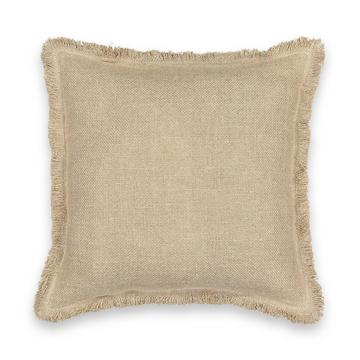 Housse de coussin en lin brut Naoli