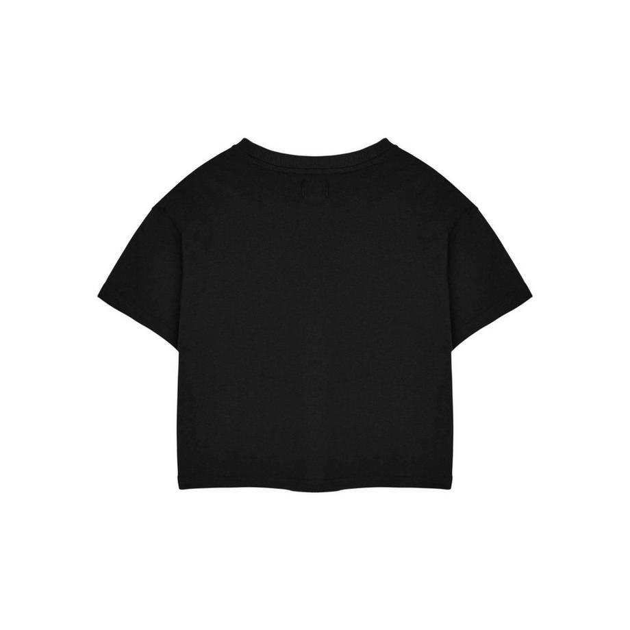 Beauty And The Beast Kurzarm Cropped T-Shirt  