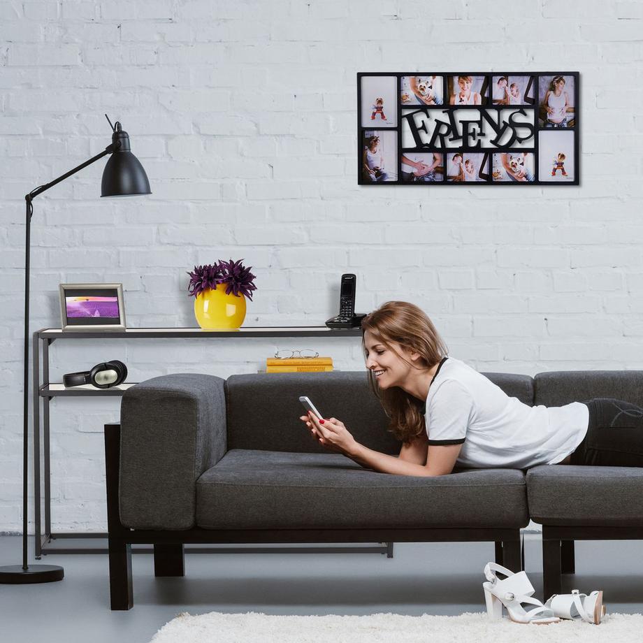 B2X Konsolentisch mit Glasablage  