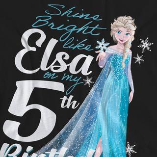 FROZEN Bright Like Elsa 5e Anniversaire T-Shirt  