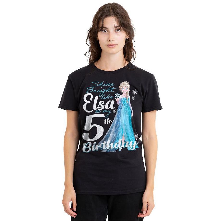 FROZEN Bright Like Elsa 5 Geburtstag T-Shirt  