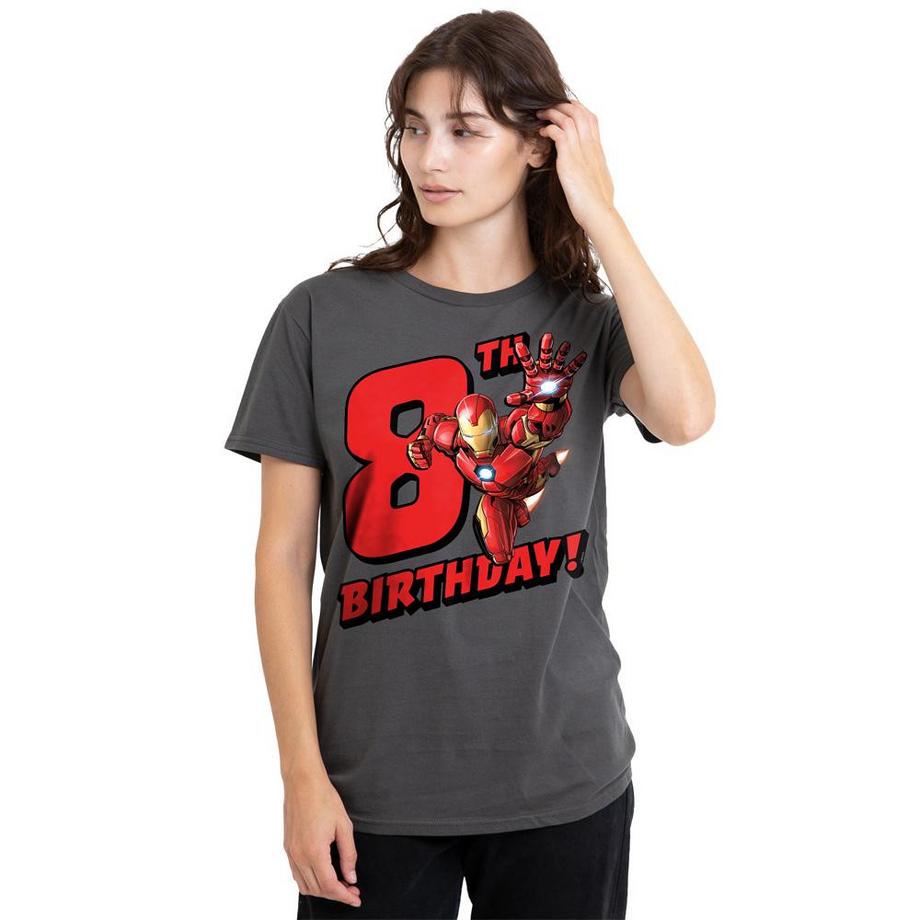 Iron Man  T-Shirt, 8 Geburtstag 