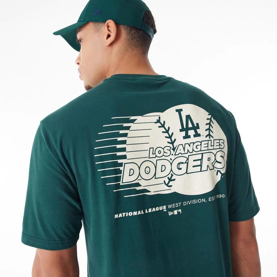 NEW ERA  t-shirt los angeles dodgers baseball graphic 